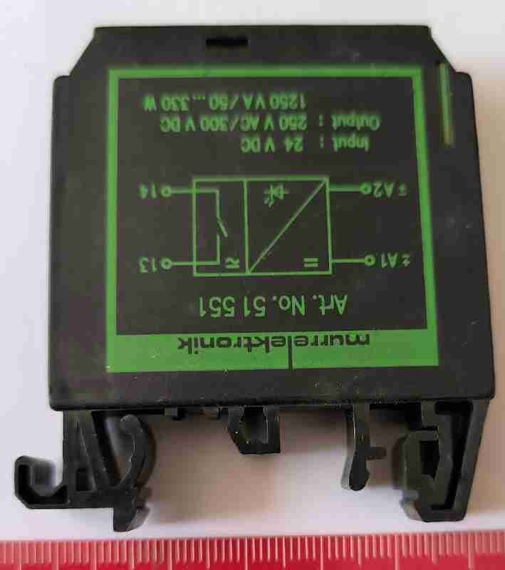 MURR 51551 - RMM 11/24 - rele - 12mm  .. použitý / used