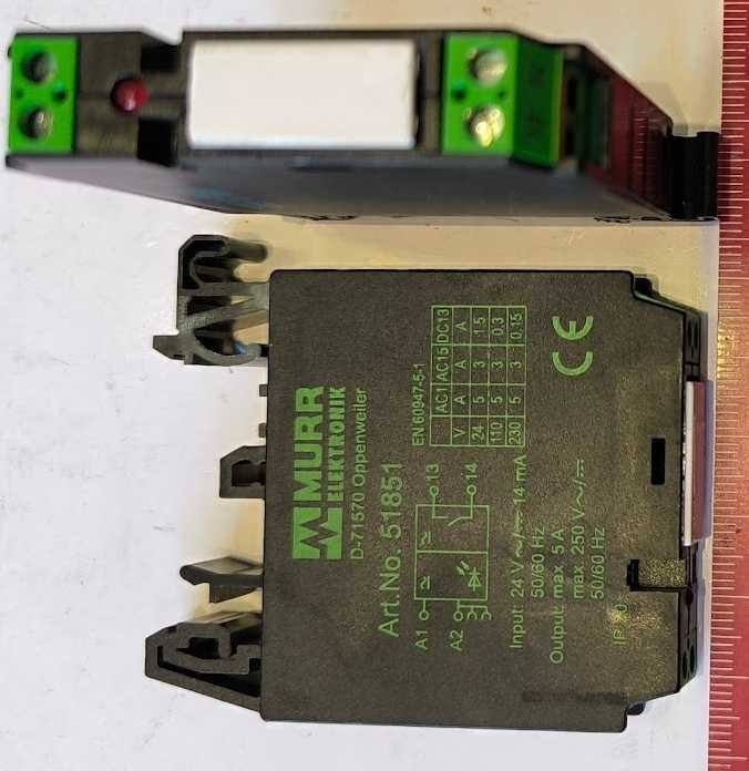 MURR 51851 RMM 11/24 Relé 12mm 24V AC/DC