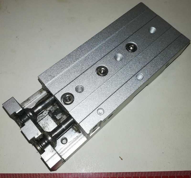 SMC MXS12-50 cyl, slide table, dual rod