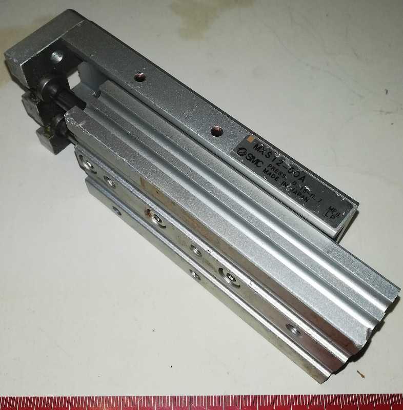 SMC MXS12-50A cyl, slide table, dual rod