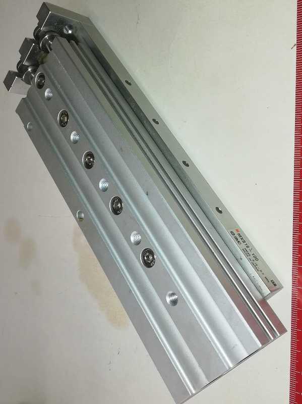 SMC MXS16-100-M9PL cyl, slide table, MXS/MXJ GUIDED CYLINDER  .. použitý / used