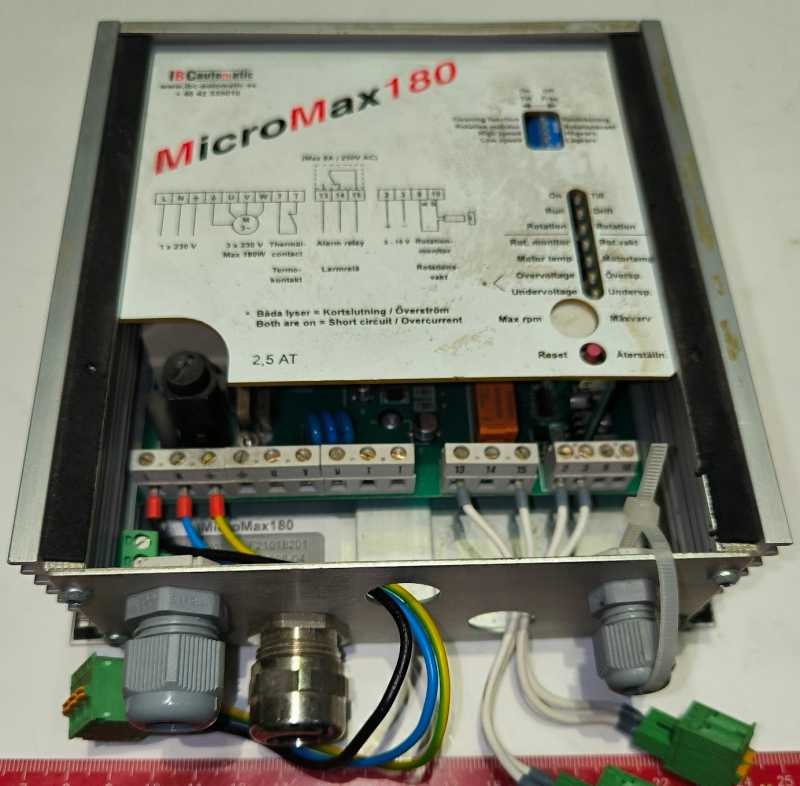 MicroMax180 - control units for rotaing heat exchangers - IBC control, z demontáže  .. použitý / used   .. cena na dotaz / price on request