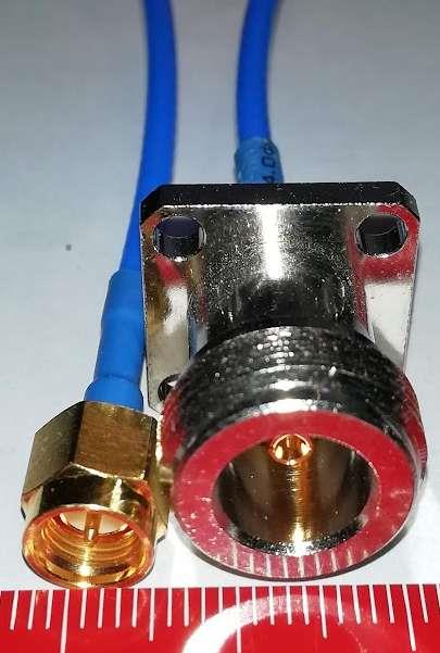 N-SS405-SMA L=300mm,  koax. kabel s koncovkami