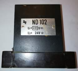 ND102, dělič  napětí 220Vss/24V, z demontáže  .. cena na dotaz / price on request