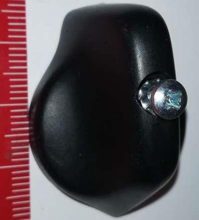 knoflík - menší šipka k VS10, VS16, OBZOR, černá, typ NMC/5