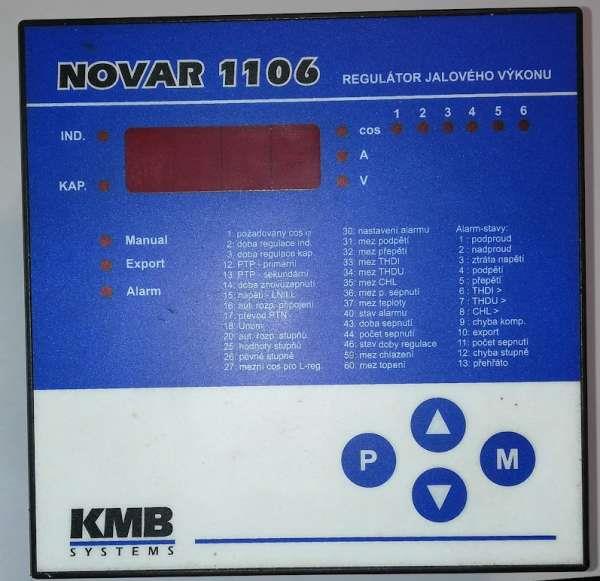 není skladem - NOVAR 1106 - regulátor jalového výkonu