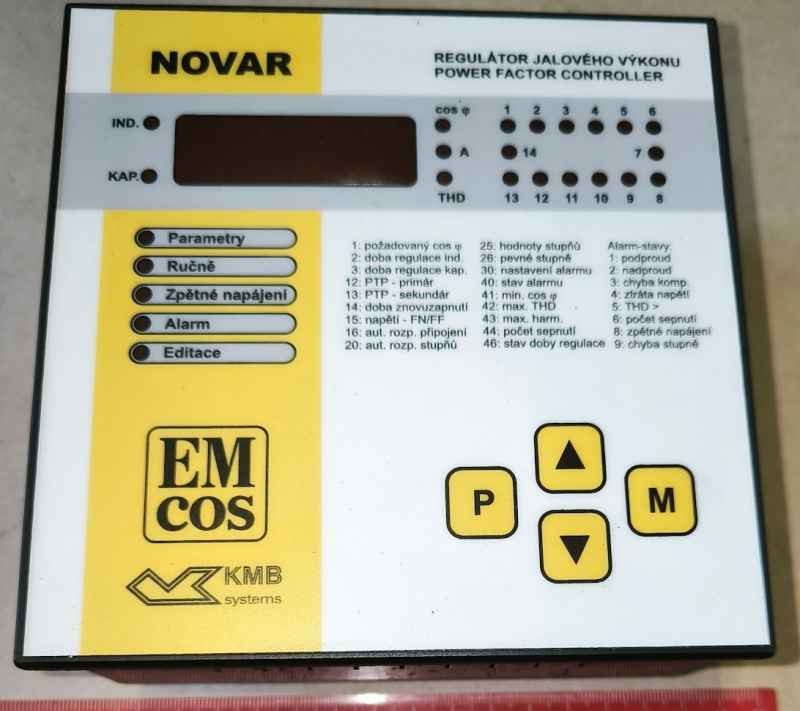 NOVAR 114 - regulátor jalového výkonu KMB systems