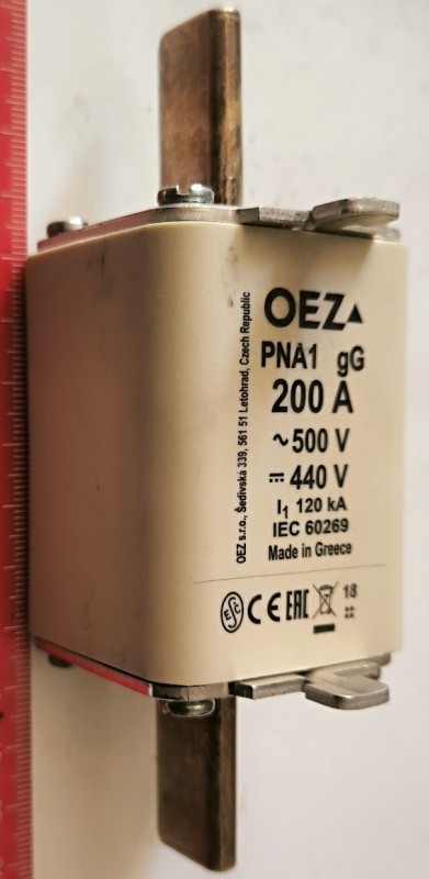 Nožová pojistka OEZ PNA1 100A gG