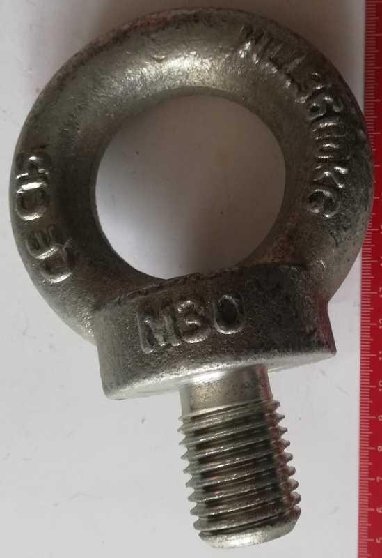 transportní oko M30 DIN580 WLL3600KG