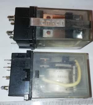 relé OMRON LY2 24VDC v patici pájené