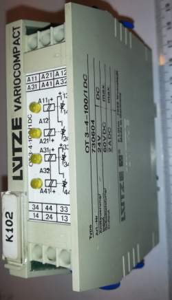 OT3-4-100/1DC LUTZE VARIOCOMPACT, použitý / used  .. cena na dotaz / price on request