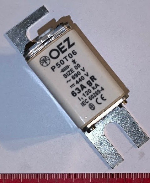 OEZ Pojistka polovodičová P50T06 63A gR