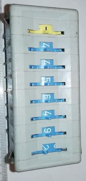 sada 7x TS2110303 + 1x TS2120554 - palcový přepínač  .. cena na dotaz / price on request