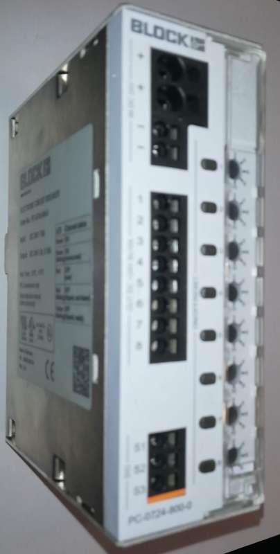 PC-0724-800-0 .. Electronic Circuit Breaker, Economy Smart Series, 70 A, 24 VDC, DIN Rail, 10 A .. použitý / used .. cena na dotaz / price on request