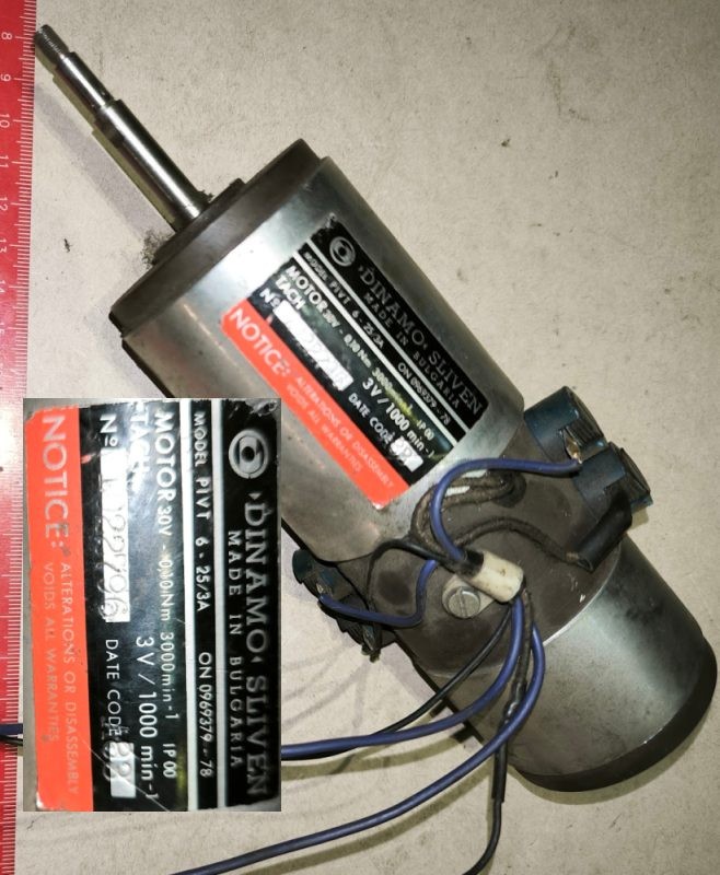 PIVT 6-25/3A - DC Servomotors PIVT  .. použitý / used .. cena na dotaz / price on request