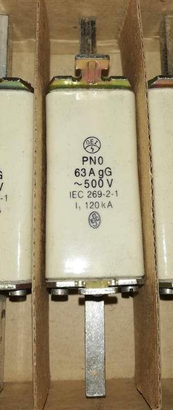 není skladem - pojistka PN0 63A gG