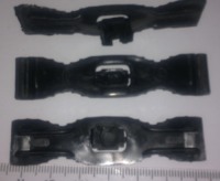 kabelová úchytka plastová typ 6723  .. balení 50ks za 30Kč