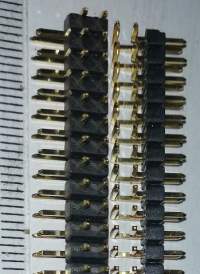 lámací lišta 2x34pin, ohnuté .. balení 25ks za 99Kč