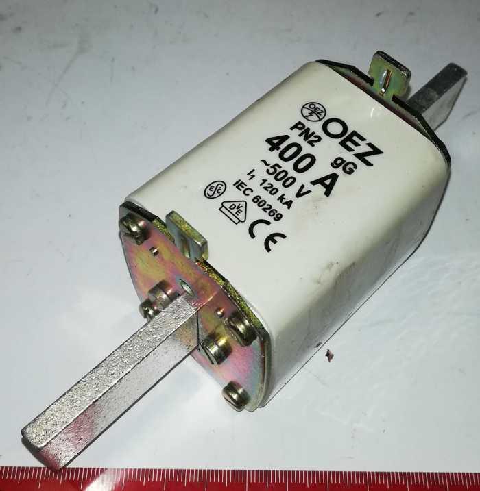 pojistka PN2 gG 400A/500V OEZ Letohrad