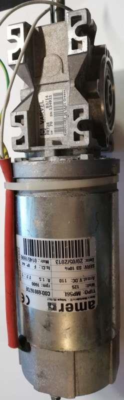 sestava pohon-006 :  MP56L 125W 110Vdc + FRT28 70.. použitý / used