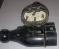 vidlice 25A 380Vstř, bakelitová, stará, použitá  .. cena na dotaz / price on request