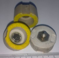 pojistková dotek 25A, starší, žlutý  .. balení 25ks za 70Kč