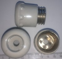 není skladem - pojistková hlavice 2310-11 starší špinavá, .. balení 11ks za 100Kč