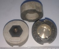 pojistková dotek 35A, starší, šedý  .. balení 16ks za 70Kč