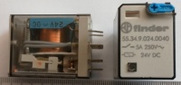 není skladem - 55.34.9.024.0040 - Relé průmyslové 24VDC 7A 4c 600R do patice