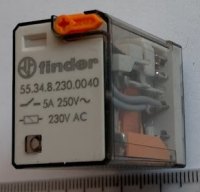 55.34.8.230.0040 - Relé průmyslové 230Vac 5A  do patice  .. cena na dotaz / price on request