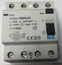 PCHB4-100/0,03 proudový chránič