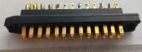 konektor URS zlacený, 26pin, samec, pájený
