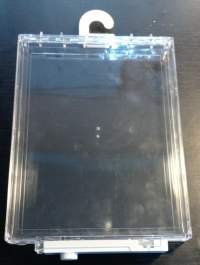 plastový obal pro ochranu zboží - 200x150x20mm s háčkem na zavěšení  ... za 1Kč při nákupu za 50Kč