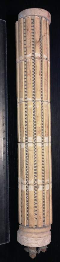 topné těleso, z demontáže