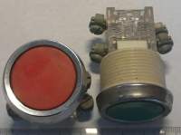 spínací jednotka T6Z111 s tlačítkem, starší, černá