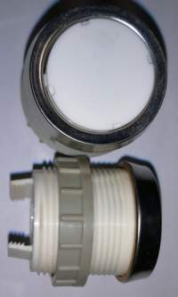 T6C ovládací hlavice - bílá