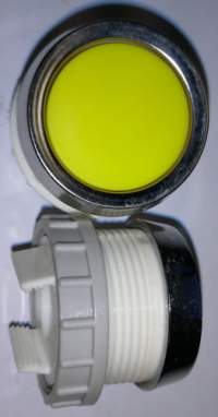 T6A ovládací hlavice - žlutá