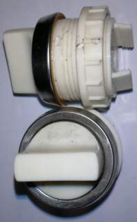 T6B - ovládací hlavice provedení B, 3  polohy - bílá (PP11013)