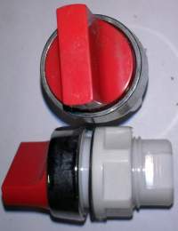 T6G/22 - ovládací hlavice provedení G, 2  polohy - červená (PP11015)