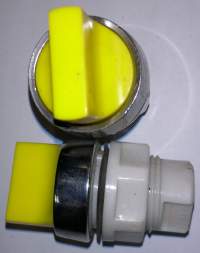 T6G/22 - ovládací hlavice provedení G, 2  polohy - žlutá