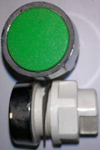 T6A/22 - ovládací hlavice  - zelená (PP11022)