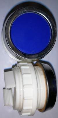 T6A ovládací hlavice - modrá