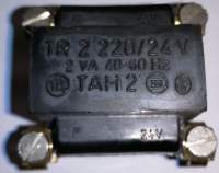 TR2 2VA 220/24V 40-60Hz TAH2 černé (001)