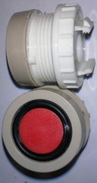 T6AT30 tlačítko - červené