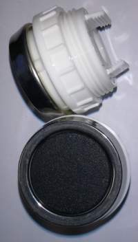 T6A ovládací hlavice - černá