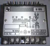 U105 220V 50Hz KC, zdroj 6-12-24V str