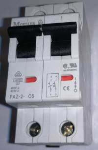 FAZ-2-C6 - jistič 2 poly 6A 10kA
