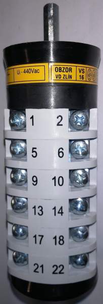 přepínač VS16-1112D4 OBZOR