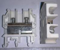 řadová svorkovnice RSA16 bílá .. balení 14ks za 100Kč