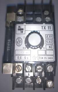 relé TX11 - 0,6-6s 220Vs KC ZR (PP11157)  .. cena na dotaz / price on request